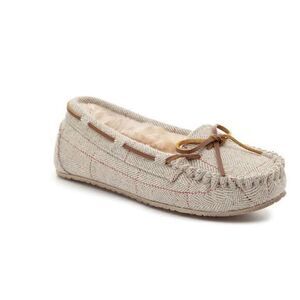 Minnetonka Women’s Moccasins sz 5 Herringbone Plaid NEW # bag J-7